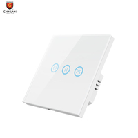 Interrupteur intelligent pour rideaux, volets et garage, compatible avec l'application TUYA, Alexa, contrôle vocal, automatisation de la maison intelligente, WiFi, Zigbee, tactile