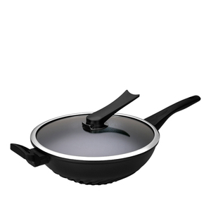 32 CENTIMETRI Pressocolata Alluminio A risparmio energetico fondo <span class=keywords><strong>wok</strong></span> pan - Product Image 3