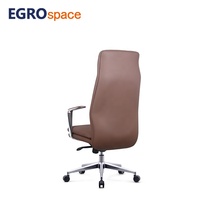 Chaise de bureau ergonomique pivotante en cuir de haute qualité EGROspace Professional High End Furniture Staff Executive avec appui-tête