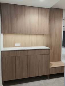 Meuble à chaussures en bois massif de taille personnalisée pour salon, maison, hôtel, matériaux écologiques, haute qualité et élégant - Product Image 5