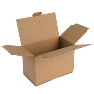 Boîtes en carton ondulé auto-assemblantes 3 plis, écologiques, biodégradables, recyclables, sans colle, à fermeture rapide, anti-effraction, pour briquets et bougies - Product Image 1