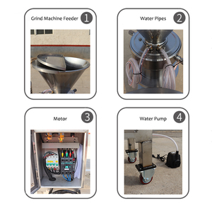 Broyeur de beurre de noix moulu, prix d'usine, pâte de piment, machine de broyage standard, fournisseur - Product Image 6