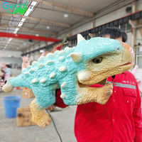 Marionnette de dinosaure réaliste en silicone de qualité supérieure, artisanale, taille réelle, animatronique, dragon, dinosaure bébé
