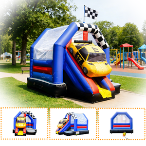 Mini château gonflable avec toboggan, prix d'usine, château gonflable de course, château gonflable pour enfants - Product Image 4