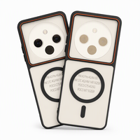 Coque de téléphone 2-en-1 Charming Eye, dos translucide givré, compatible multi-marques, avec anneau magnétique imprimé POUR 1+ INFINIX