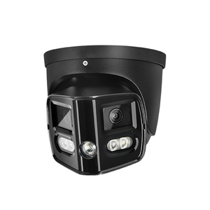 Caméra IP IPC-PDW3849-A180-AS-PV noire DH International 2x4MP Tioc 180 degrés de dissuasion active panoramique WizSense - Product Image 2