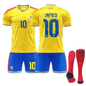 Maillot de <span class=keywords><strong>football</strong></span> domicile Équipe nationale de Colombie 2026 en gros – James 10, Diaz 7 – Adulte unisexe, toutes saisons, polyester, manches courtes - Product Image 6