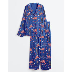 Conjuntos <span class=keywords><strong>a</strong></span> juego de <span class=keywords><strong>Navidad</strong></span> familiar Trump 47th Fight <span class=keywords><strong>Pijamas</strong></span> de <span class=keywords><strong>mujer</strong></span> Trump Conjunto de pijama de manga larga Trump Conjuntos de <span class=keywords><strong>pijamas</strong></span> de baile de Trump - Product Image 5