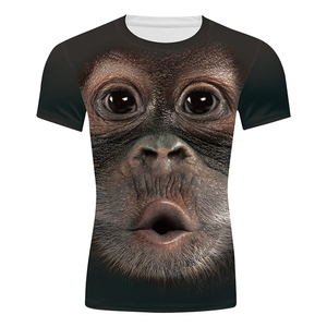 Wholesale <strong>Animal</strong> 3D Full Printed Cartoon <strong>Men's</strong> T-shirt Custom Logo 100% Polyester Breathable Printer Sport T Shirt for <strong>Men</strong> - Product Image 3