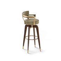 Tabouret de bar haut de gamme en velours avec dossier lumineux pour la salle à manger et l'usage commercial, chaise de bar en métal
