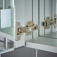 AOSMAY 600 X 700 mm LED-Beleuchteter Aluminium-Badezimmerspiegelschrank