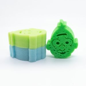 Baby Smile Face Wash Scrubber Esponja de baño de limpieza corporal para mujeres, hombres, exfoliante de ducha para adolescentes - Product Image 4