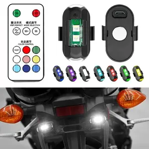 Lampu peringatan keselamatan sensor getaran, lampu belakang sepeda motor, lampu peringatan berkedip kondisi baru langsung dari pabrik - Product Image 3