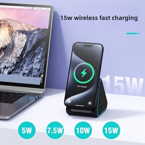 ที่ชาร์จไร้สายแบบแม่เหล็กตั้งโต๊ะใหม่พร้อมที่วางลำโพงสำหรับ <span class=keywords><strong>iPhone</strong></span> 17 16 15 14 <span class=keywords><strong>13</strong></span> <span class=keywords><strong>PRO</strong></span> <span class=keywords><strong>MAX</strong></span> สำหรับ airpods 15W ชาร์จเร็ว - Product Image 4