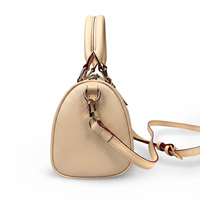 Sac à main en cuir gaufré personnalisé avec poignée supérieure, motif unique, sac à bandoulière pour femmes matures