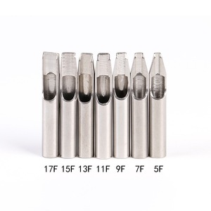 Puntas de acero inoxidable para tatuajes, cubiertas de aguja y tubo para máquina de bobina, kit de pistola, suministros de tatuaje al por mayor - Product Image 5