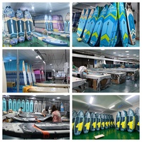 Planche de surf de haute qualité fabriquée en Chine, 10'6'*33'*6', planche de SUP tout terrain, double couche, gonflable, planche à pagaie debout pour la pêche
