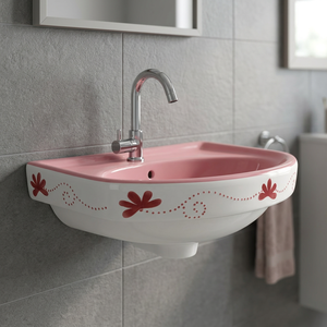 Simple Free Standing Small Lavabo Above Counter <b>Mounting</b> Bathroom Sinks Round Wash Basin laboratory ceramic sink Sanitary ware - Product Image 6