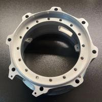 Pièces de robot usinées sur mesure par CNC, tournage et fraisage CNC, support de moteur à bride en aluminium, prototype rapide
