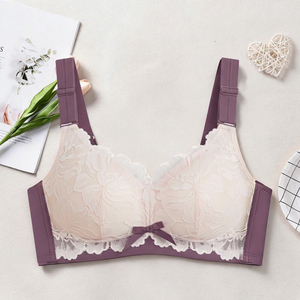 Reggiseno da donna imbottito a coppa intera senza ferretto, traspirante, con spalline regolabili, comfort estremo, morbido, anti-sudore, antiscivolo, in pizzo - Vendita calda dalla fabbrica - Product Image 5