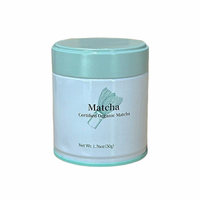 Nouveau design de haute qualité pour le café et le thé boîte de conserve ronde personnalisée Matcha boîtes d'emballage en métal avec couvercle
