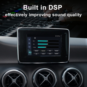 กล่องถอดรหัสเครื่องเล่นเสียงในรถยนต์ไร้สาย HFmidia รองรับ CarPlay และ Android Auto สำหรับรถยนต์ Mercedes Benz A Class W176 CLA W117 GLA W156 NTG4.5 NTG5 - Product Image 5