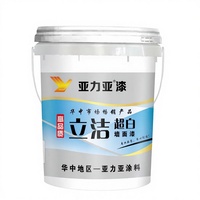 Peinture d'Émulsion Extérieure Premium Acrylique Liquide Imperméable Résistante au Soleil Couleurs Personnalisées 20kg pour Murs Extérieurs Bâtiments Application au Pinceau