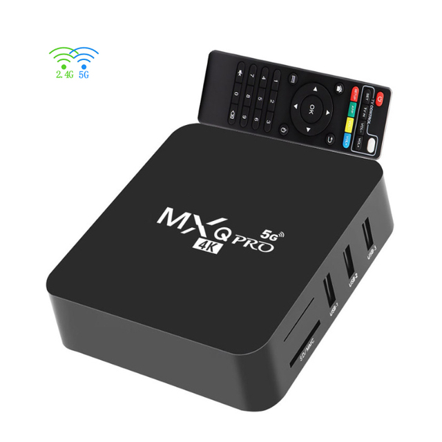 Hot Sale MXQPRO Popular TV Box Full HD Quad Core Android V7.1 With Wifi Amlogic S905W Ultra HD 4K 1GB+8GB 2GB+16GB Smart TV BOX