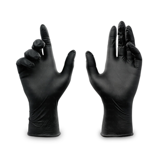 Gants en nitrile jetables de haute qualité, sans poudre, noirs, pour la cuisine, la sécurité alimentaire, le travail, gants en nitrile sans poudre - Product Image 1