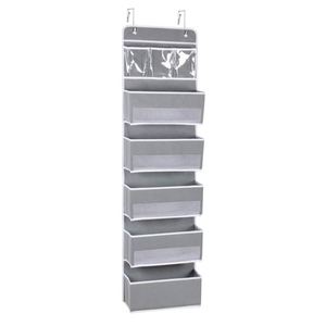 <b>Door</b> Hanging Organizers Closet Cabinet Storage with 5 Large Pockets and 3 Small PVC Pockets - Product Image 1