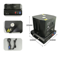 MINGLANG 1300W Feux d'artifice électriques à étincelles froides oscillantes, contrôle DMX512, construction en fer, multi-tension, préchauffage de 3 minutes