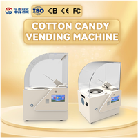 2023 mini distributeur automatique automatisé de barbe à papa et de sucre en coton distributeur automatique de snacks