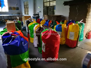 Structure gonflable commerciale d'extérieur en PVC avec mur d'escalade, toboggan, jeu d'échelle interactif et grande capacité pour jardin et parc - Product Image 5