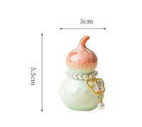 3*5.5cm Mignon Petite Théière Jouable Ornements de Thé du bout des doigts Sculpture de Thé Kung Fu Céramique Gourde Thé Pet Teaware
