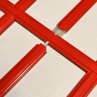 Barres décoratives modernes en aluminium avec verre isolant pour fenêtres et portes, structure creuse, barre géorgienne