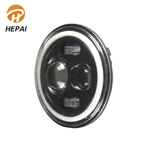 Nuevo Faro LED <span class=keywords><strong>Redondo</strong></span> de 7 Pulgadas y 40w para Automóvil, Diseño Moderno y Brillante, Luz Alta y Baja, Accesorios para Automóvil, Faro LED de Alta Potencia para Automóvil - Product Image 4