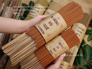 Bâtons d'encens à la cannelle 100% naturels, écologiques, faits à la main, longue durée, aromathérapie aromatique, toutes saisons, 40 cm - Product Image 4