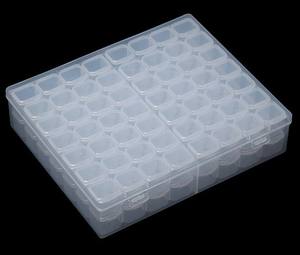 Manicure implement112Grid caja de almacenamiento ensamble caja de plástico extraíble joyería caja empaquetada por separado - Product Image 6