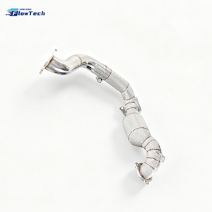 Downpipe haute performance pour Mercedes A35 W177 M260 2.0T en acier inoxydable 304, fixation directe avec bouclier thermique - Product Image 5