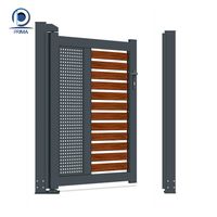 Puerta Corredera de Madera Compuesta Rústica Personalizada Prima con Herrajes de Rodillos para el Perímetro de Casas de Campo