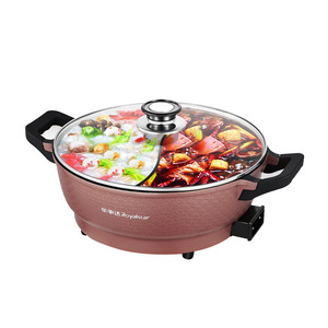 Royalstar Electric Hot Pot 4L Dual Flavor Cooking Pot With Lid For Indoor Use - Product Image 1