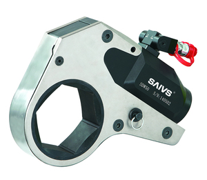 Clé dynamométrique à cliquet hydraulique SHWD60 10000Psi 38463Nm avec actionneur creux et raccords pivotants à 360 degrés AF 41-90mm Cassette Fl - Product Image 1