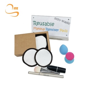 Disques démaquillants ronds en <span class=keywords><strong>coton</strong></span> de bambou, protections <span class=keywords><strong>lavables</strong></span>, réutilisables, pour les hommes - Product Image 1