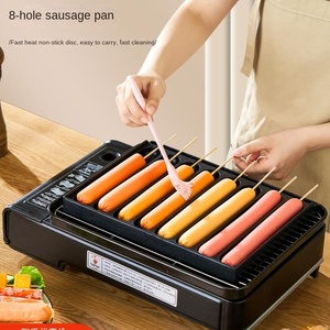 220V automatique boulette de viande saucisse gril four nouvelle condition Restaurant ferme utilisation manuel Option noyau moteur viande Machine fabrication de grains - Product Image 3