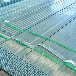 Zinc-Coated Galvanized Hollow Section Square Steel Pipe Tube 6m/12m Length JIS/GS Certified ERW Welding Punching Building