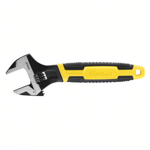 Stanley Adjustable Wrench 10 In <b>Control</b> <b>Grip</b> Handle Plumbing Repair - Product Image 2