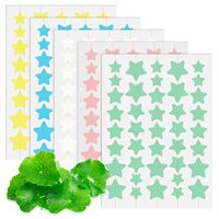 Anthrive 200 Patchs Hydrocolloïdes Étoiles Colorées pour l'Acné – Couvre les Imperfections du Visage