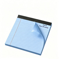 Bloc-notes détachable 6 couleurs avec logo personnalisé, carnet coloré, bloc-notes ligné minimaliste, planificateur de rappels, bloc-notes portable