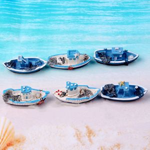Mini Yacht en résine personnalisable Micro accessoires de paysage pour la décoration d'aquarium <span class=keywords><strong>Table</strong></span> de <span class=keywords><strong>sable</strong></span> et outils de <span class=keywords><strong>sable</strong></span> pour le salon - Product Image 1