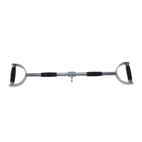 Barra de Agarre Ancho de Acero Inoxidable para Gimnasio, Accesorio para Cable de Prensa de Bíceps y Lat Pulldown